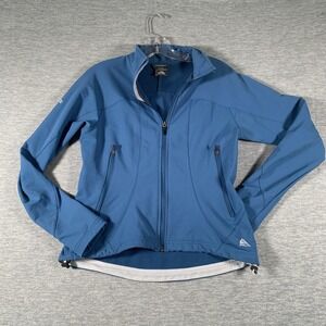 Nike ACG Jacket Womens Small Blue Softshell Full Zip Hiking Windbreaker Outdoor